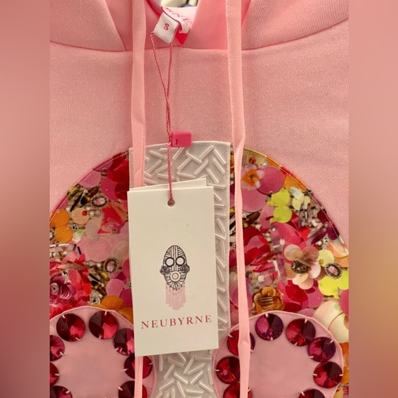 NEUBYRNE Luxury cozy Women’s lounge Sweatshirt W/ beading & Sequin accents⭐️NWT - Picture 3 of 9